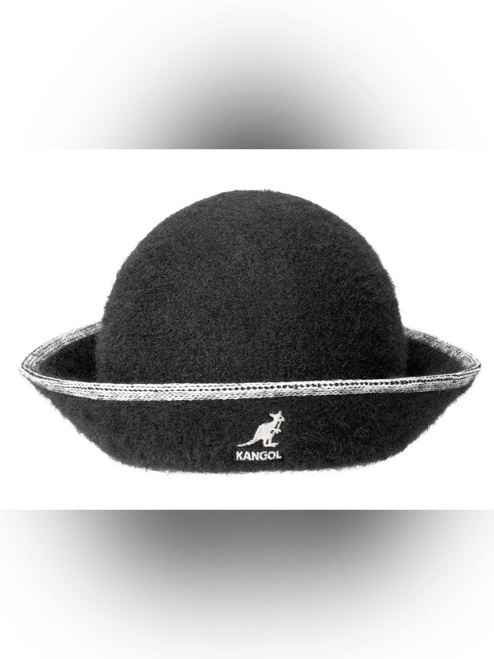 Kangol Black Textured Hat